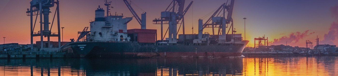 Cargo ship moving energy products